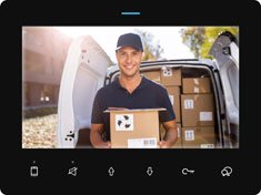 7'' TFT hands-free monitor za DVC interfonske sustave. Tanko kućište