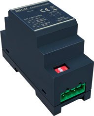 Distributor sa 4 izlaza za monitore (NIJE za vanjske jedinice) na ugradnju na din šinu sa mogućnošću specijaliziranja DIP sklopkama. Koristi se za povezivanje ili DX monitora ili DT/DF monitora; ne podržava kombiniranje